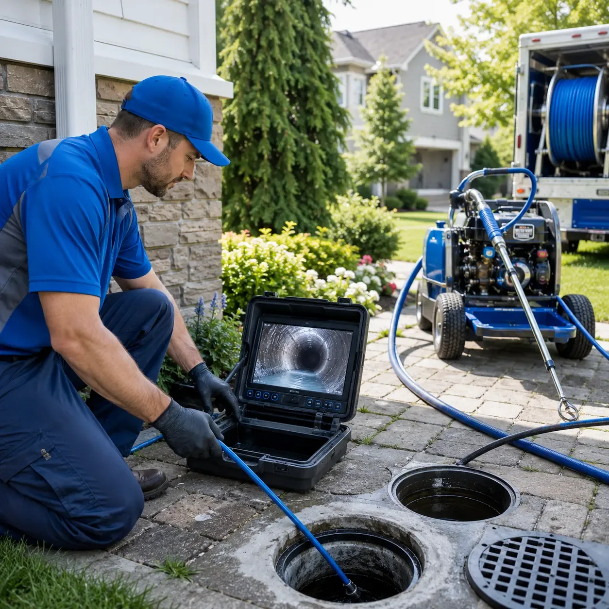 Outdoor drain cleaning professionals serving Walnut, KS